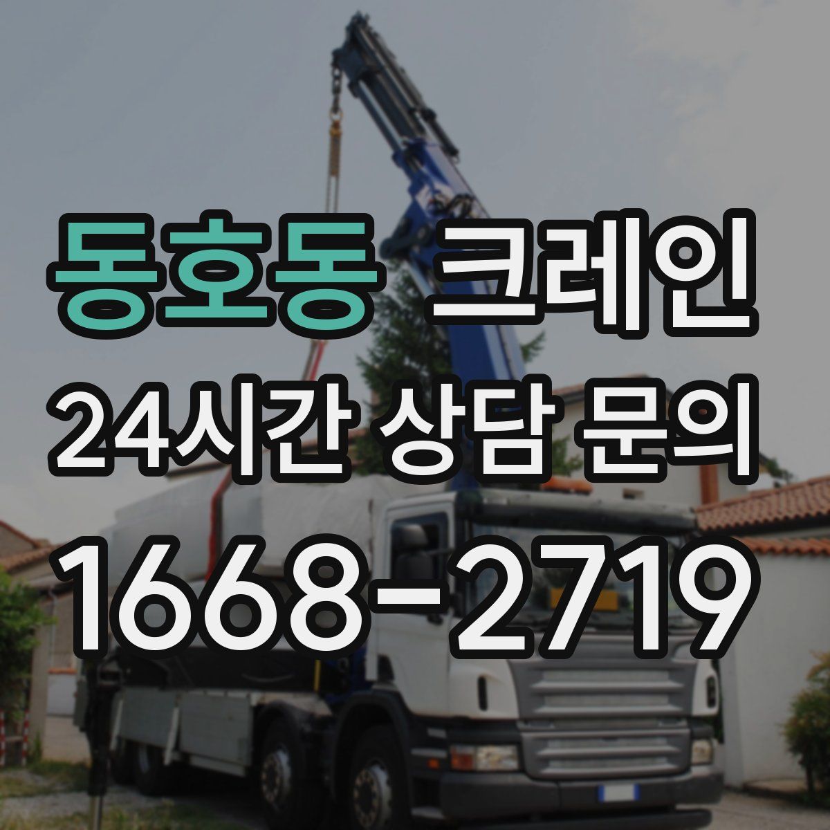 동호동 카고 크레인