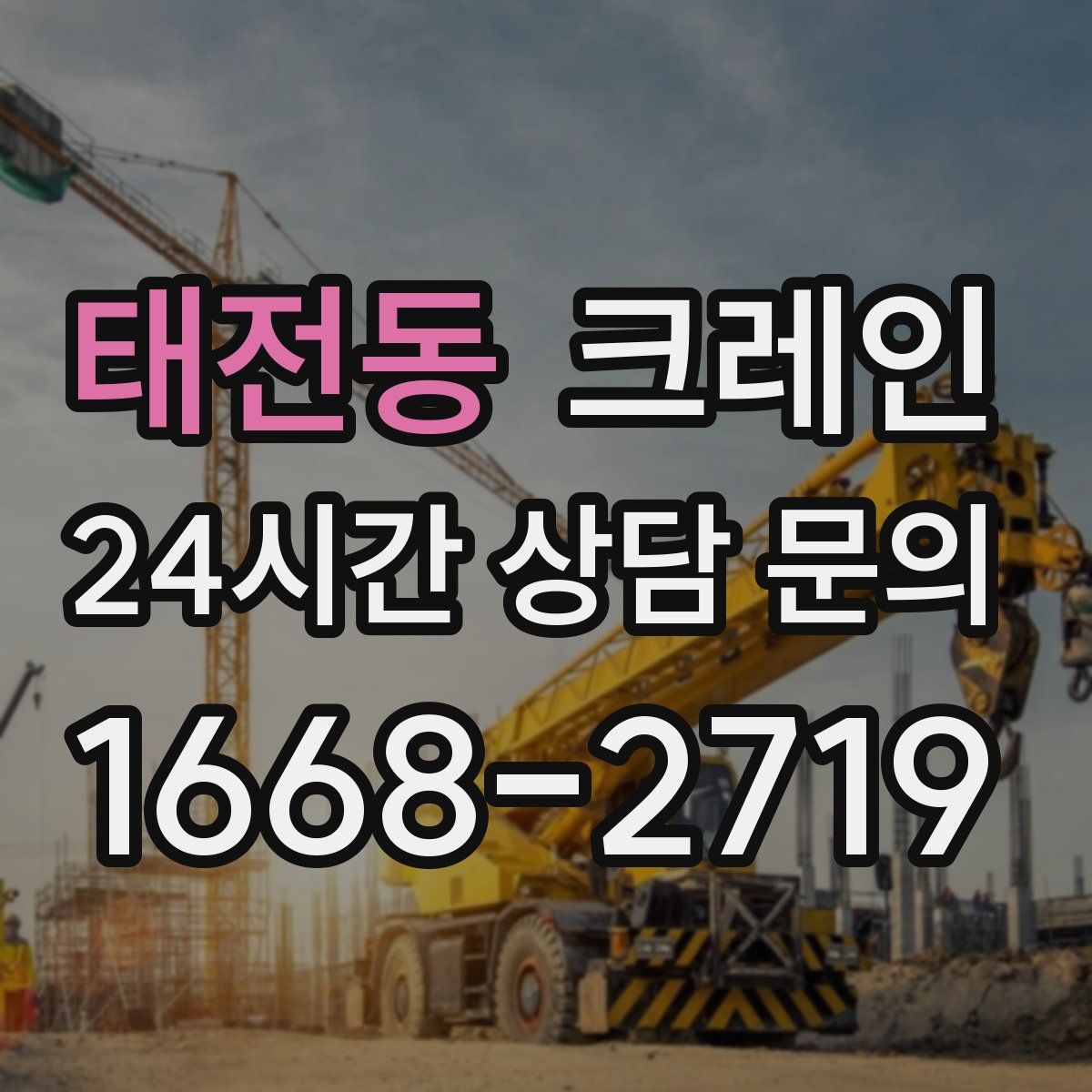 태전동 카고 크레인