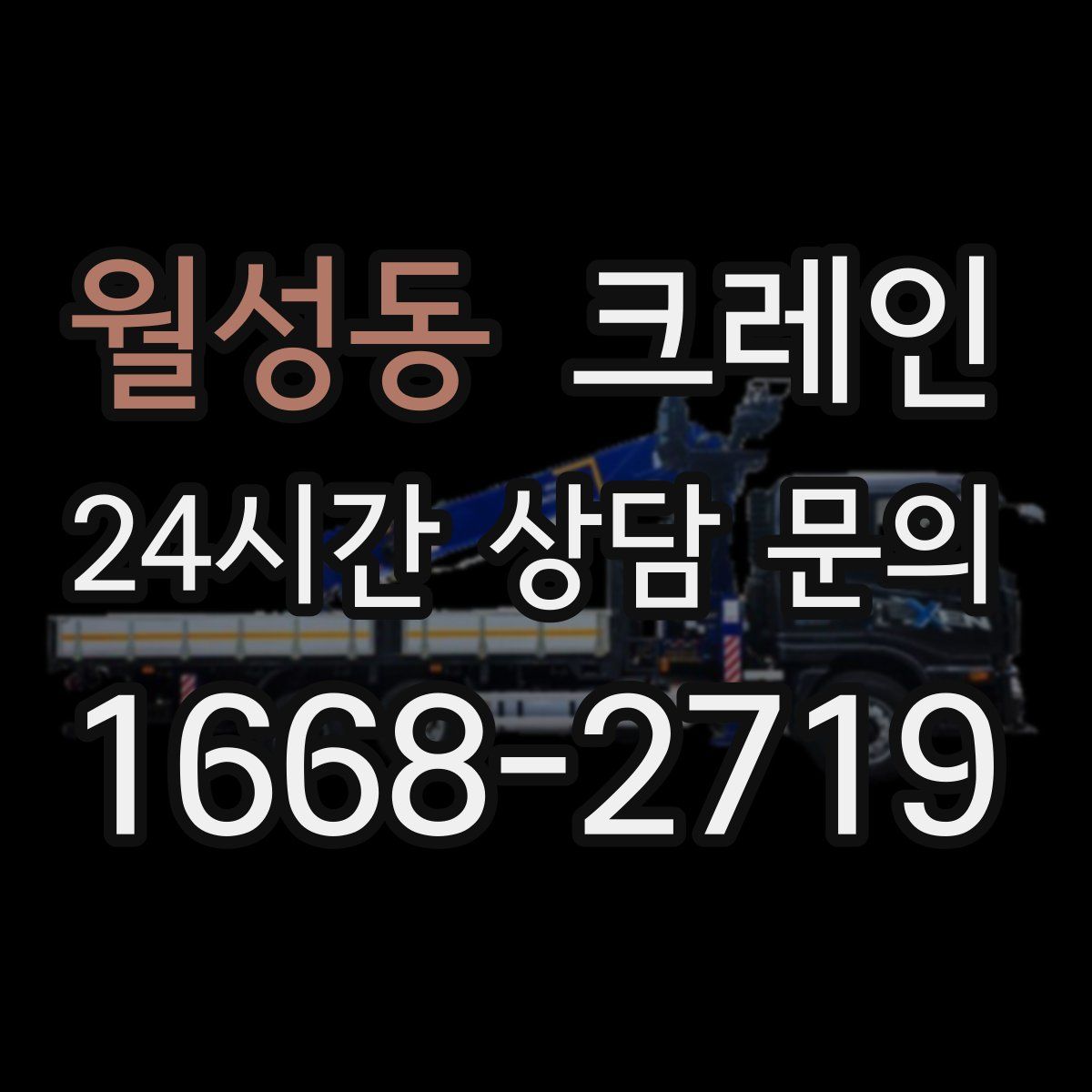 월성동 카고 크레인