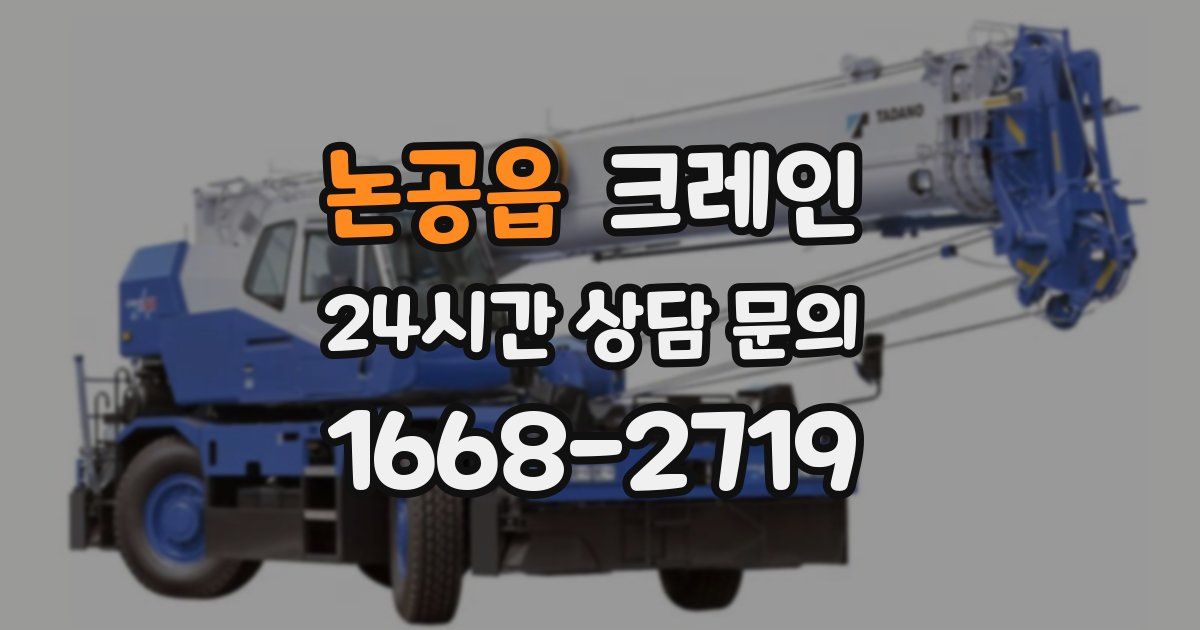 논공읍 크레인