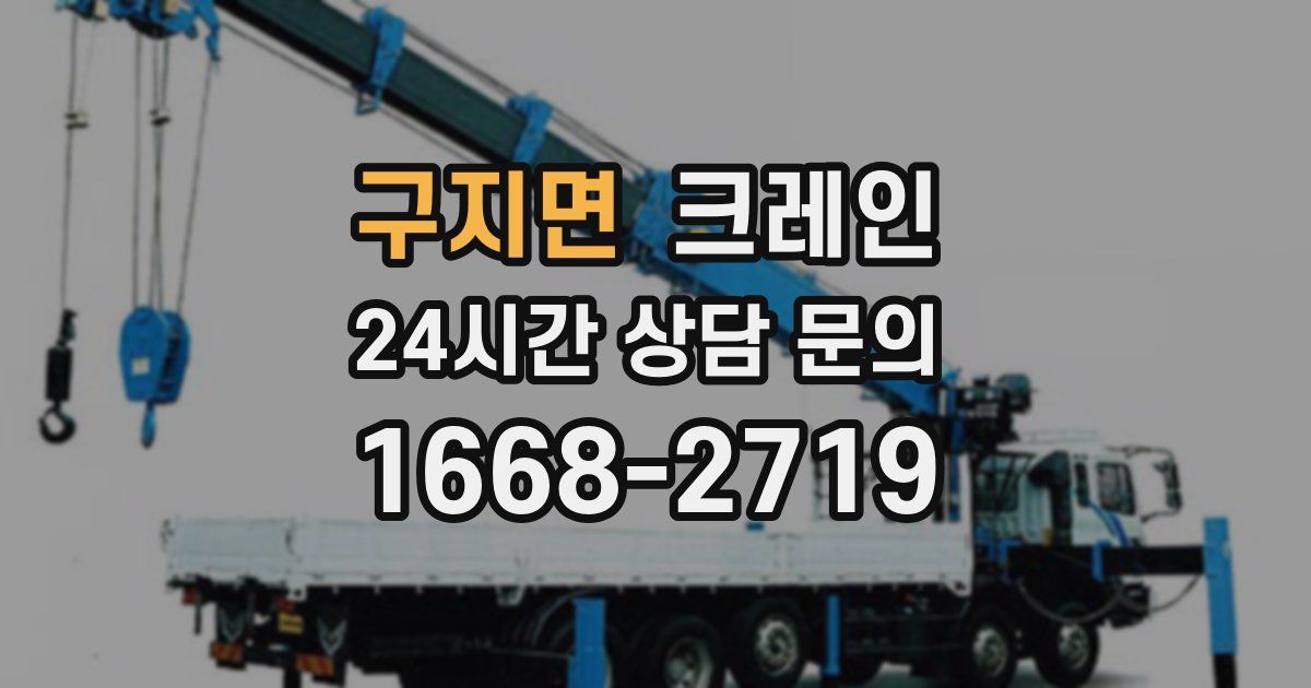구지면 크레인