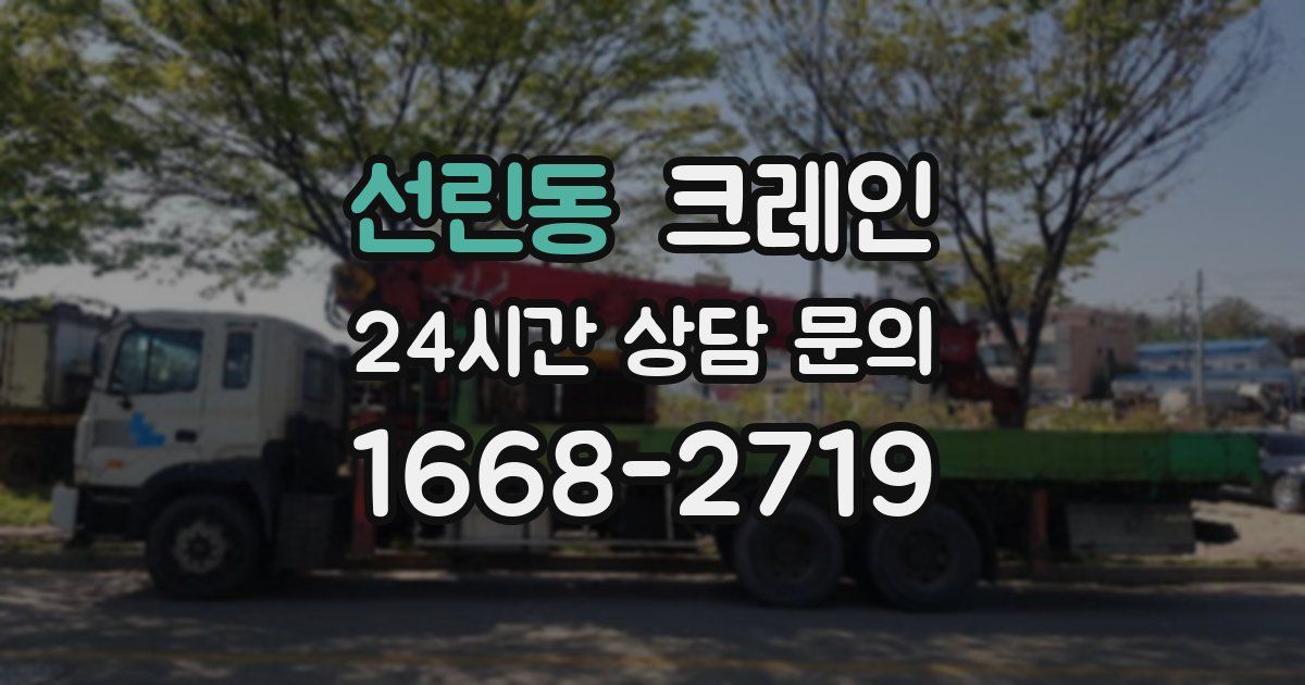 선린동 크레인
