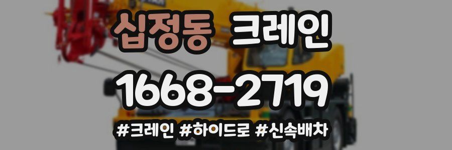 십정동 크레인 작업