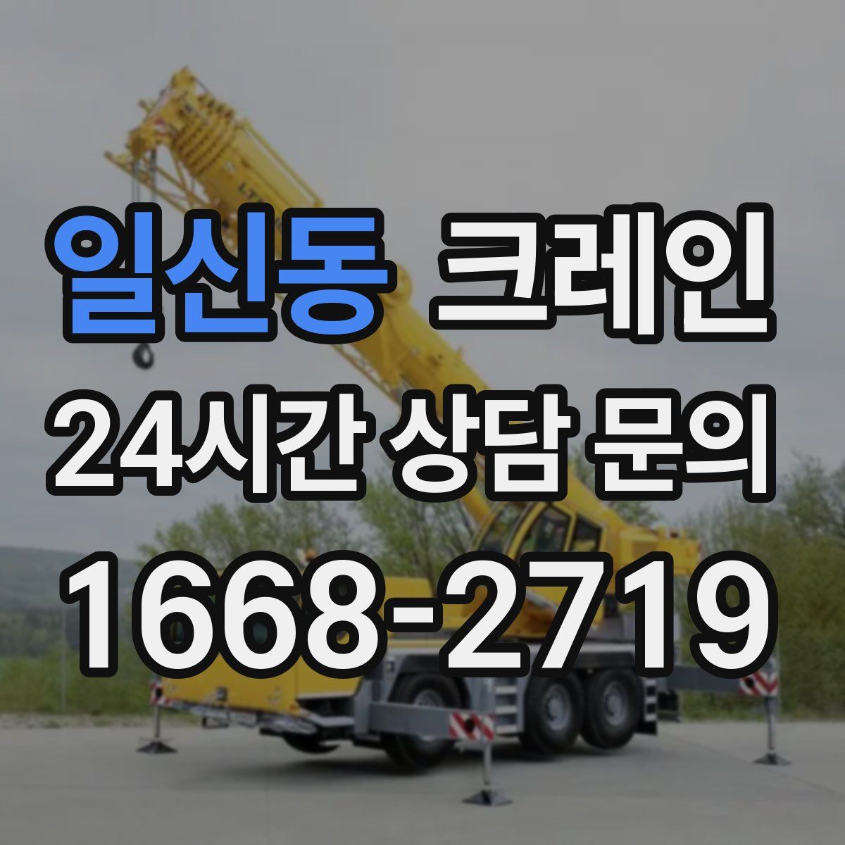 일신동 카고 크레인