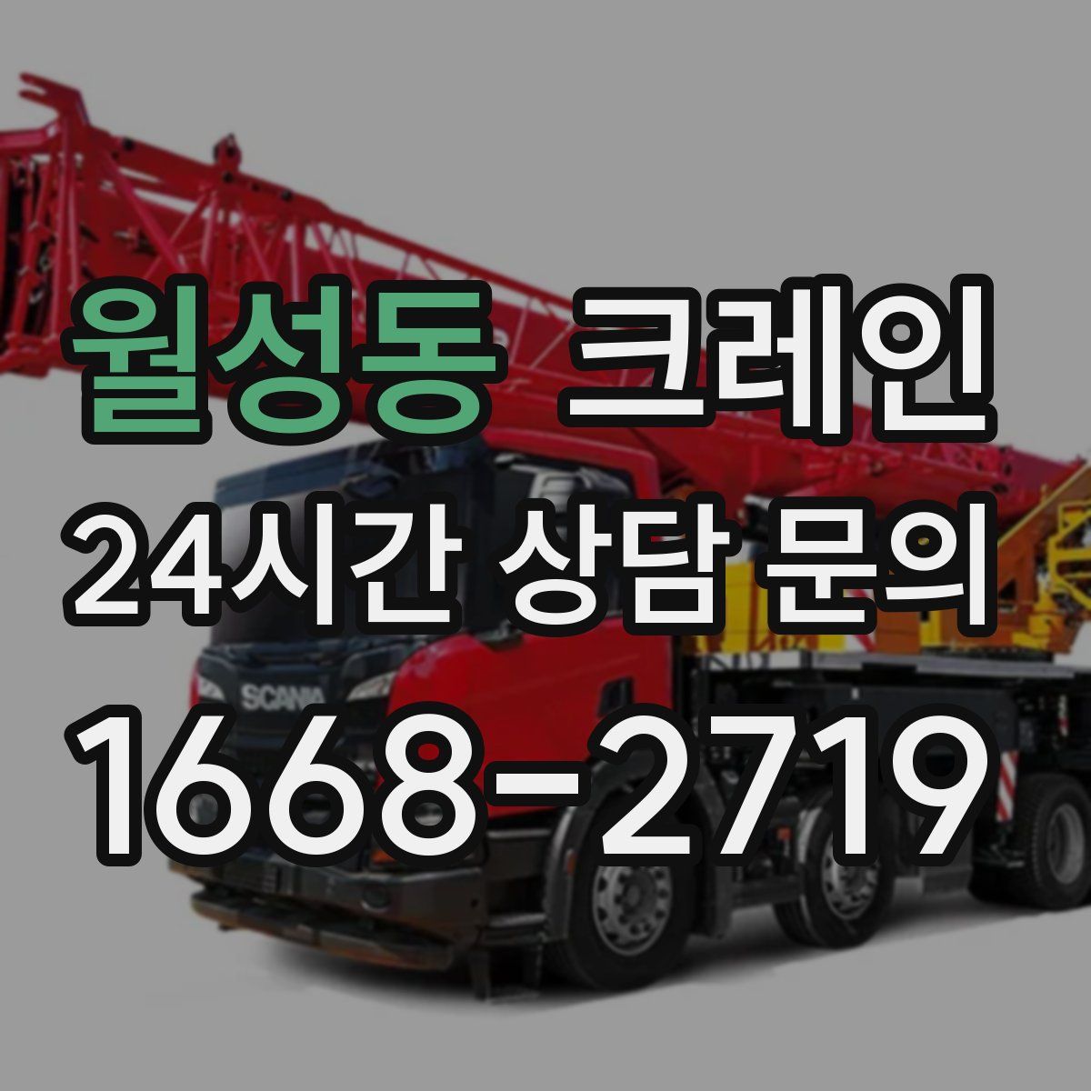 월성동 카고 크레인