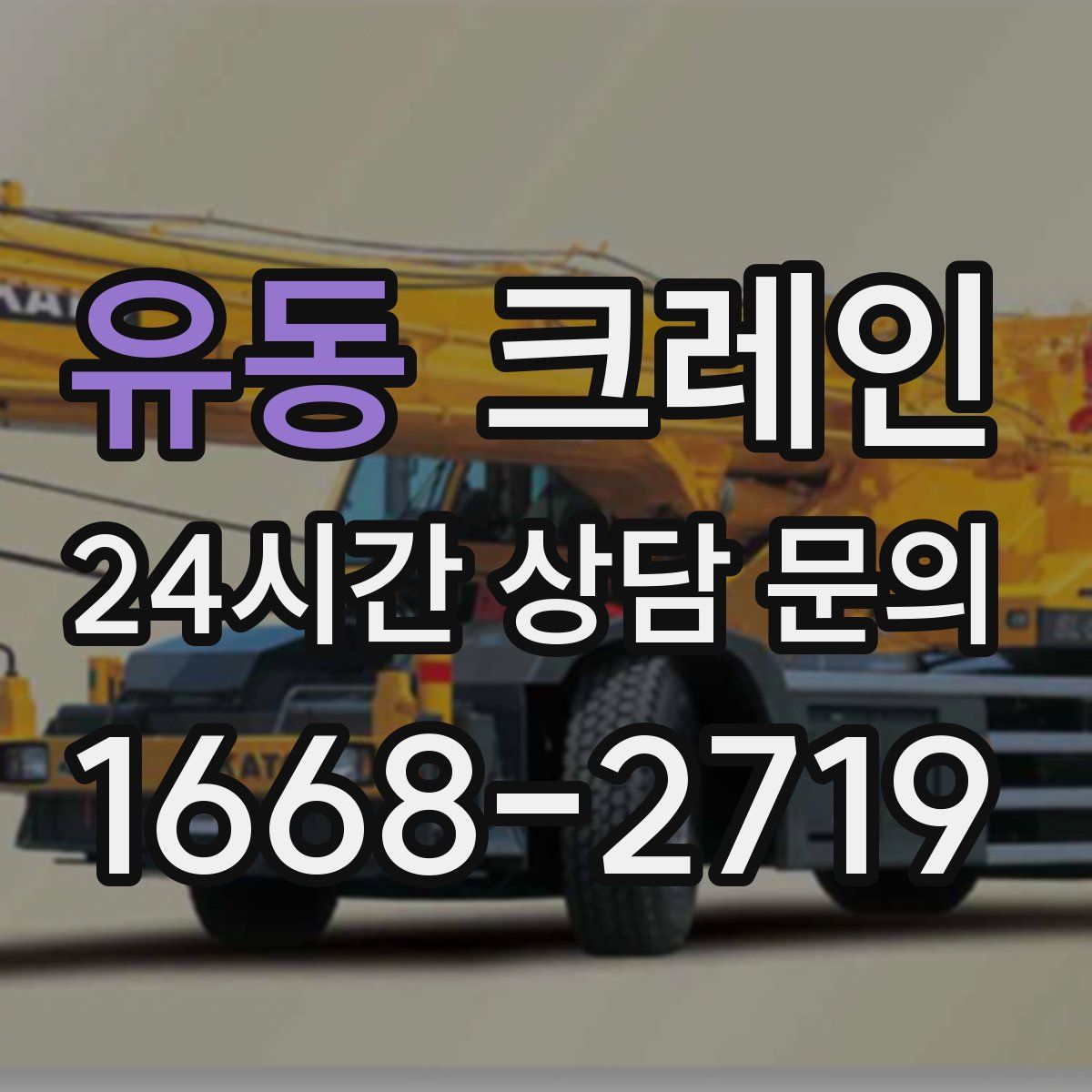 유동 카고 크레인