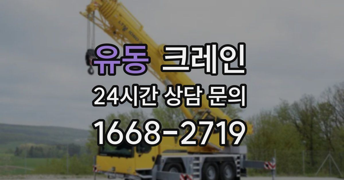 유동 크레인