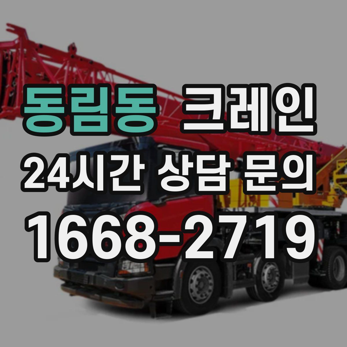 동림동 카고 크레인