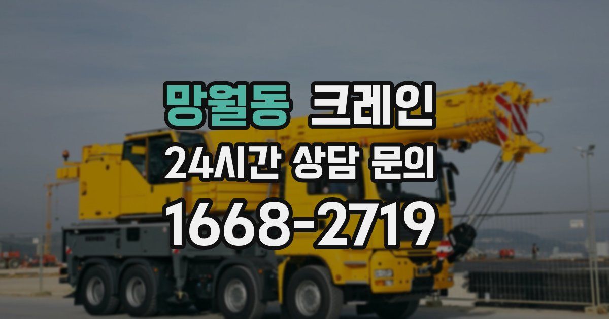 망월동 크레인