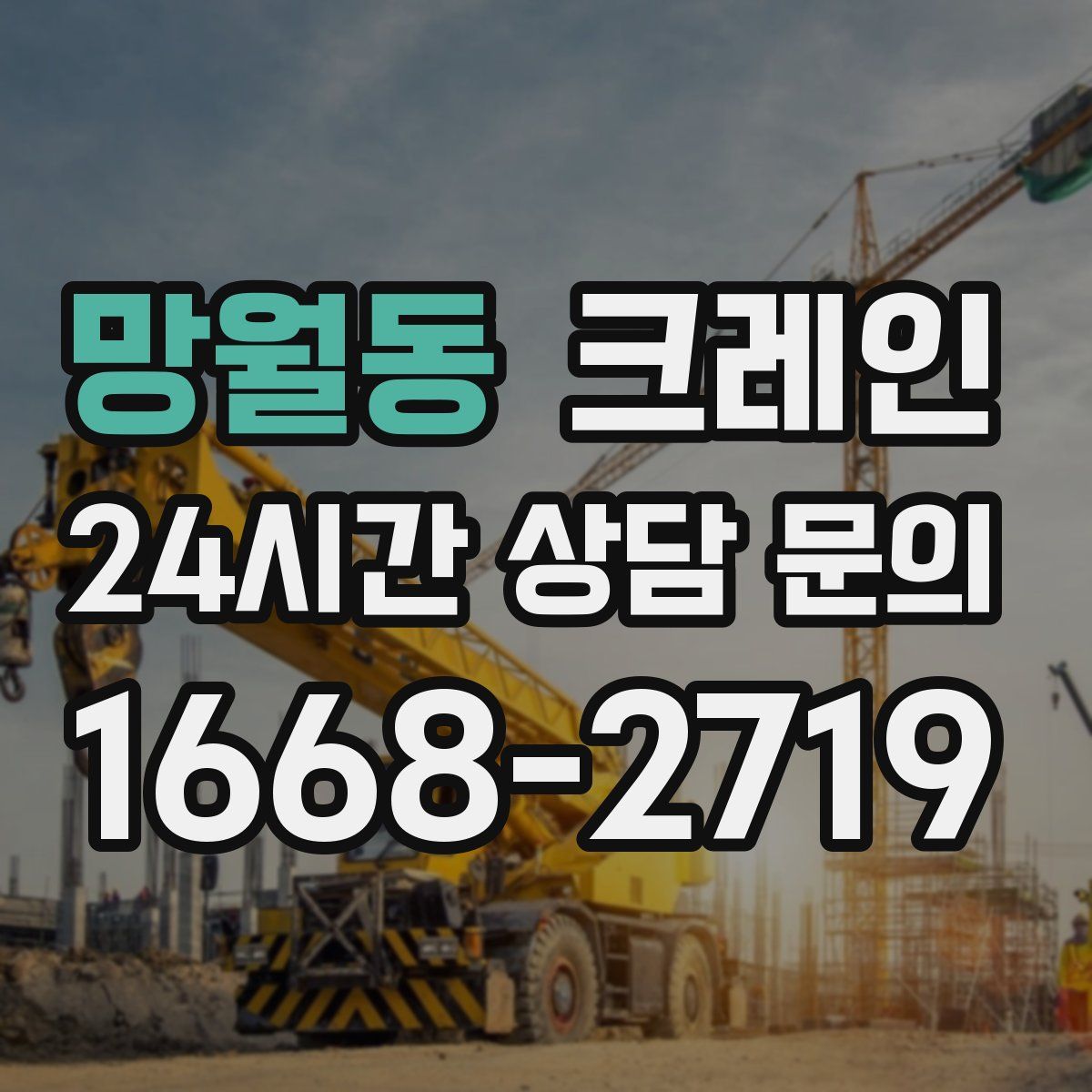 망월동 카고 크레인