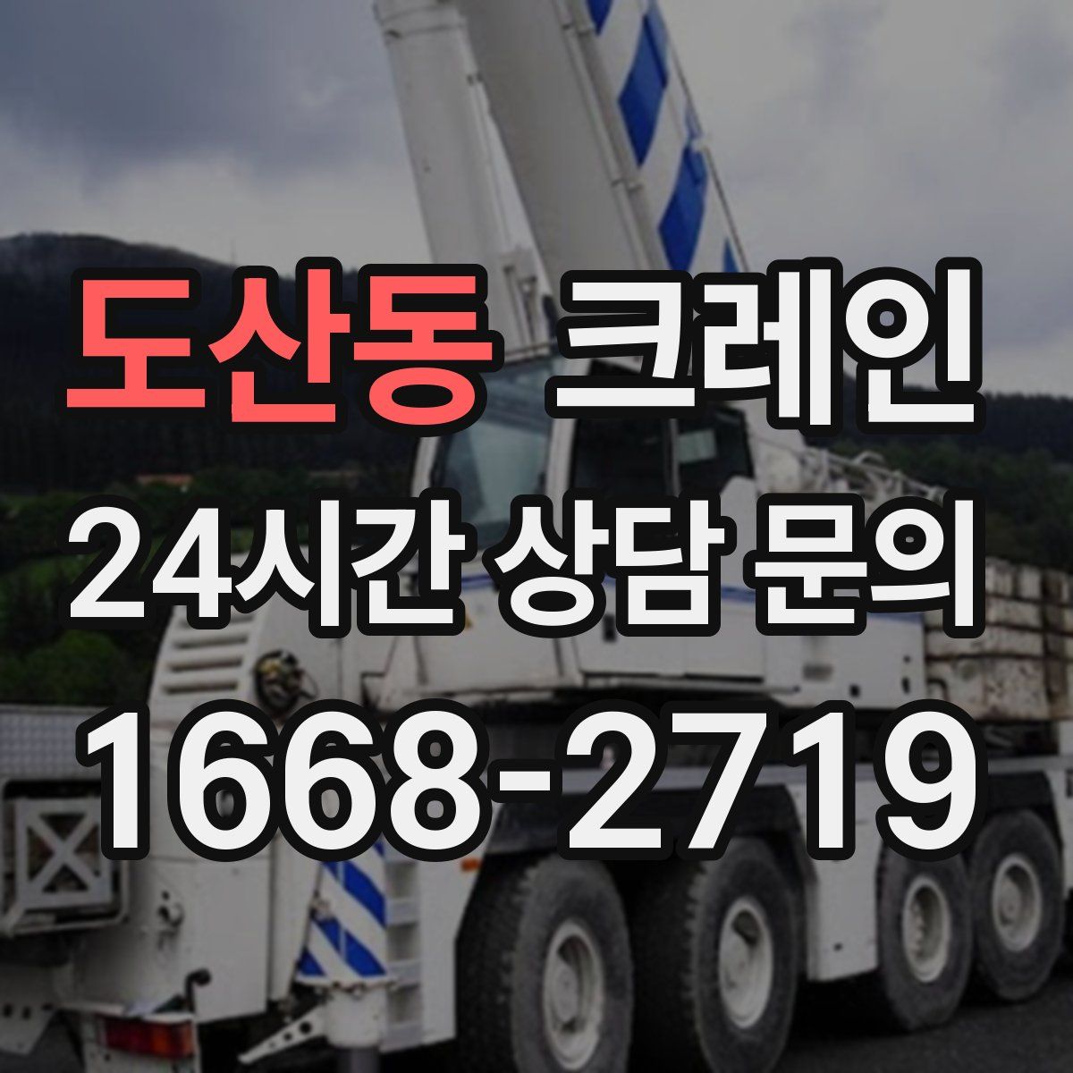 도산동 카고 크레인