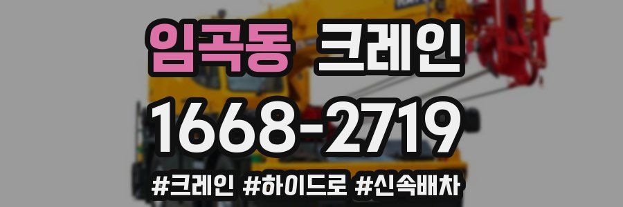 임곡동 크레인 작업