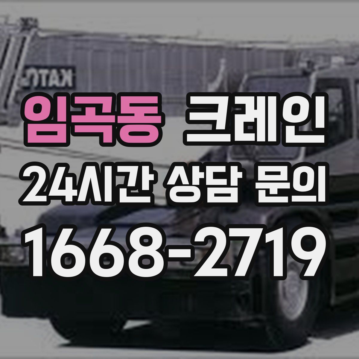 임곡동 카고 크레인