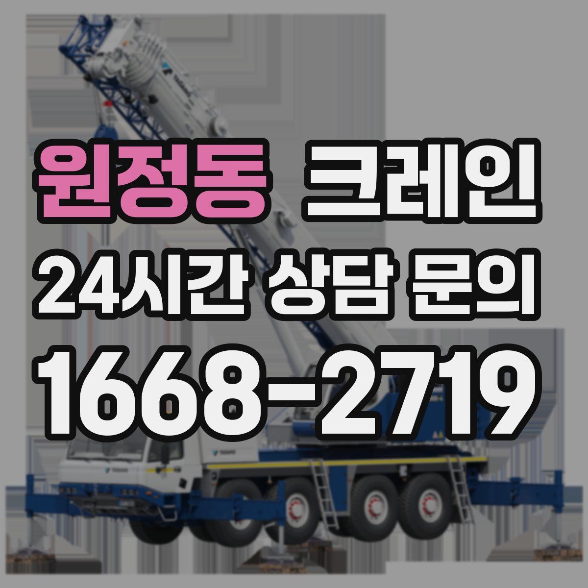 원정동 카고 크레인