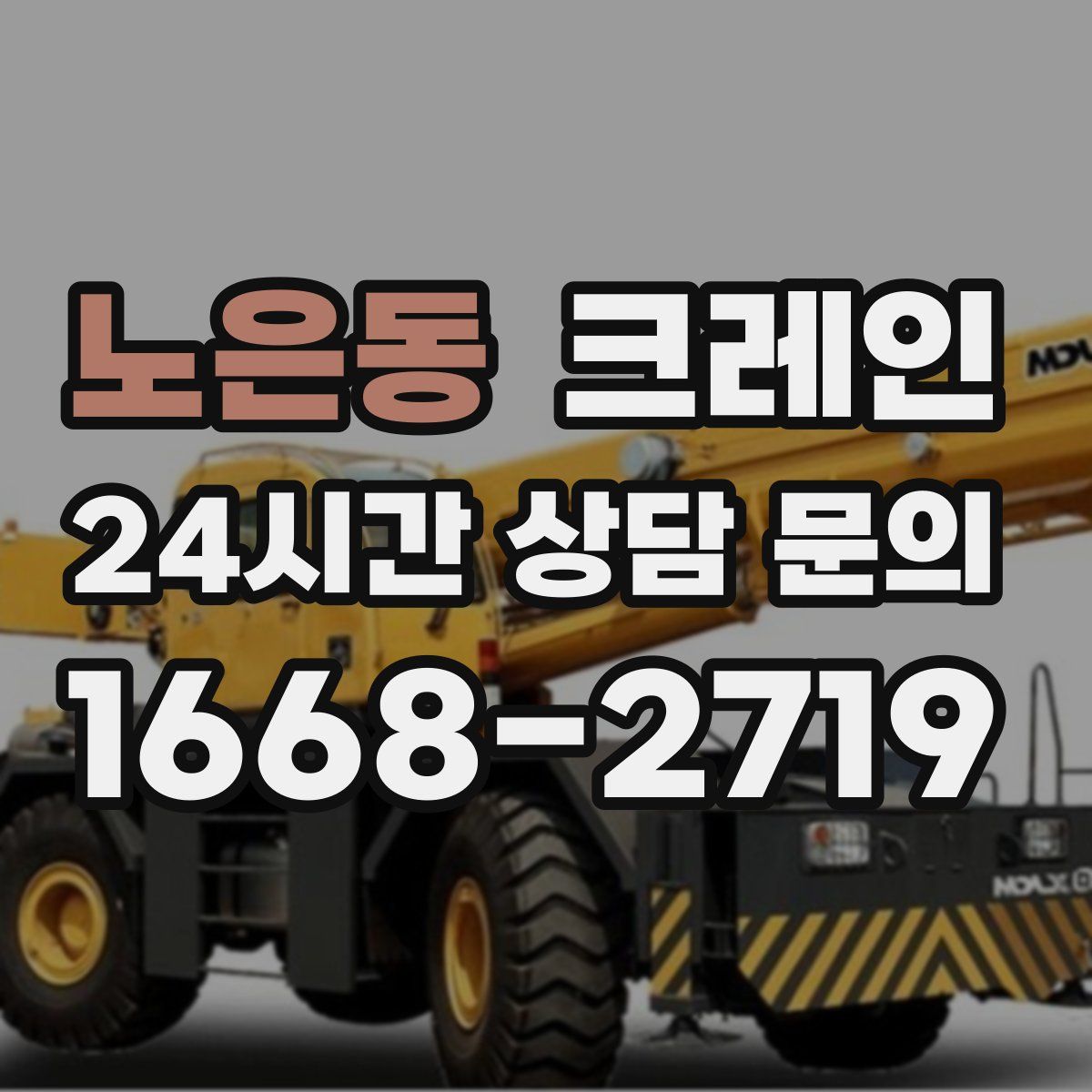 노은동 카고 크레인