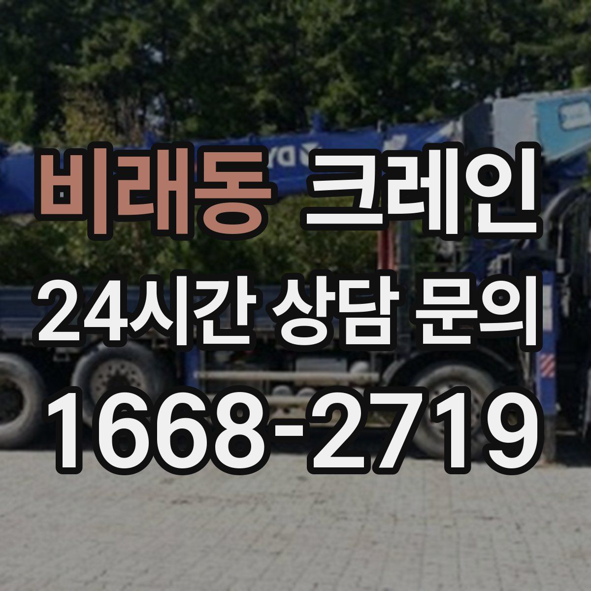 비래동 카고 크레인