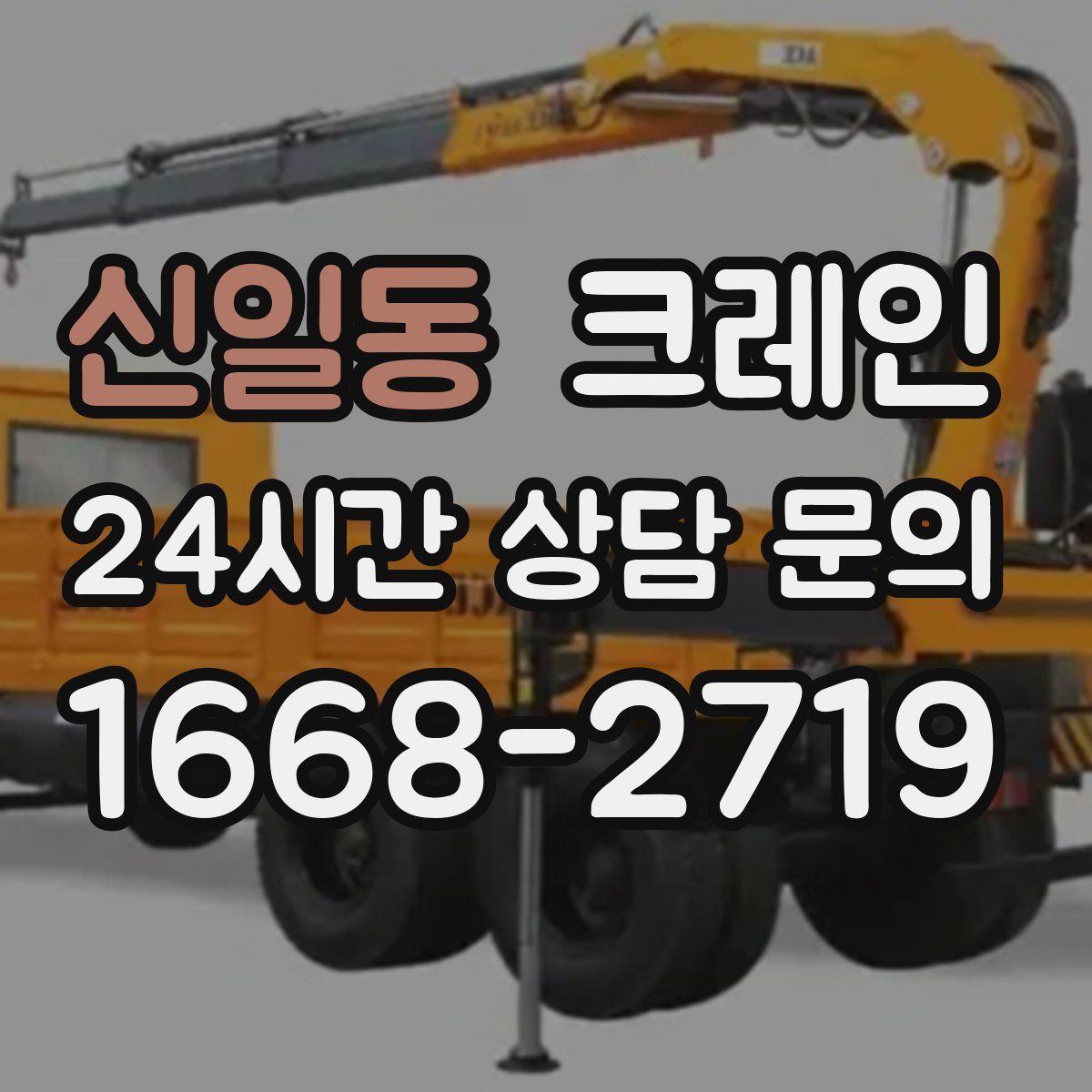 신일동 카고 크레인