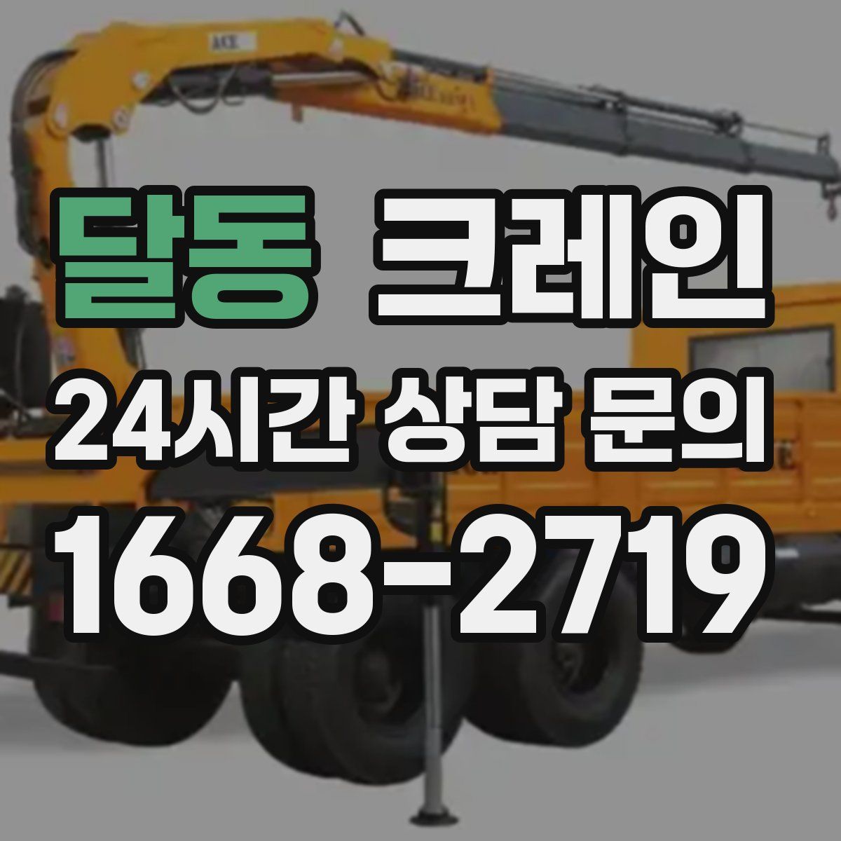 달동 카고 크레인