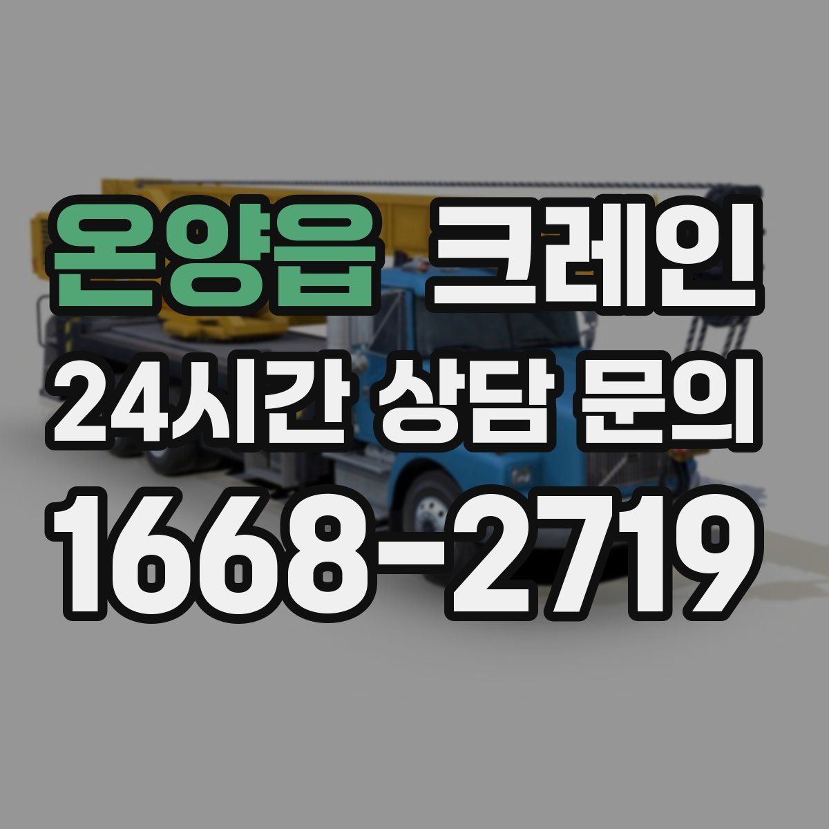 온양읍 카고 크레인