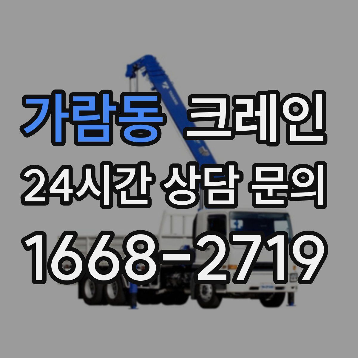 가람동 카고 크레인