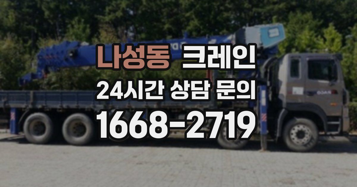 나성동 크레인