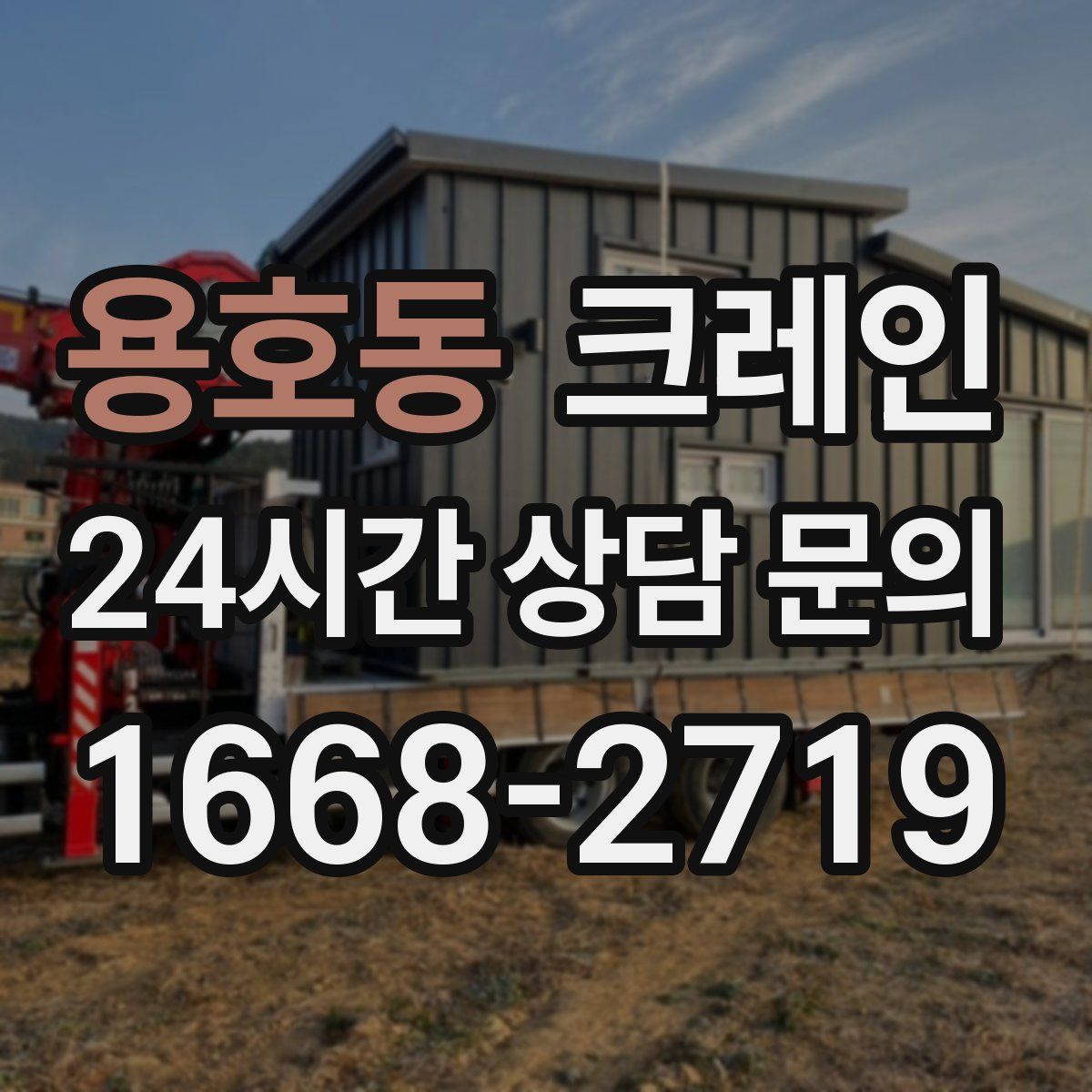 용호동 카고 크레인