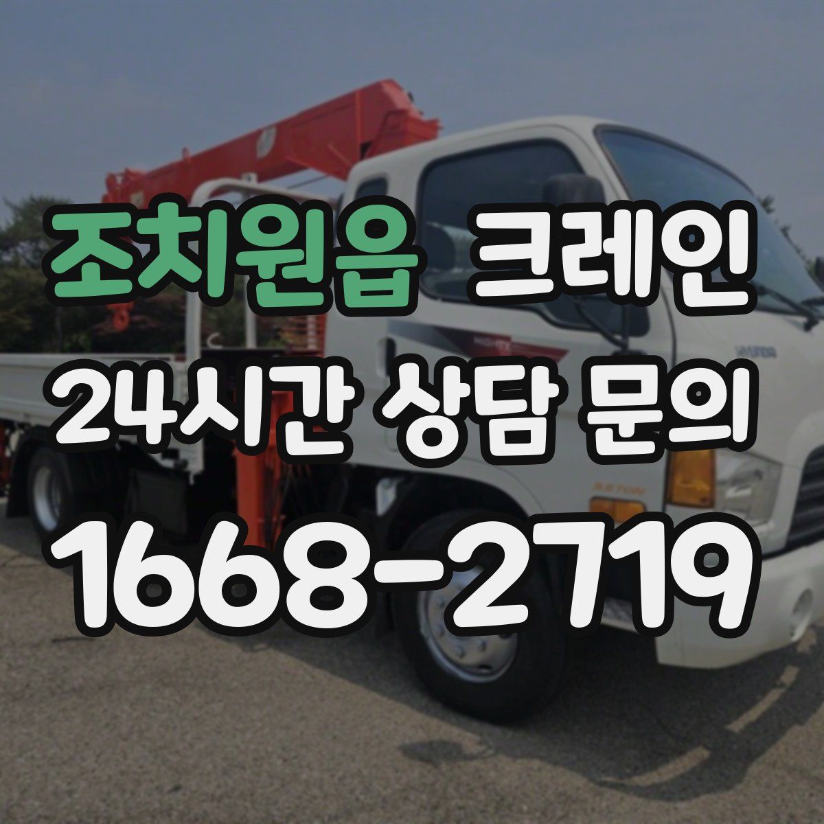 조치원읍 카고 크레인