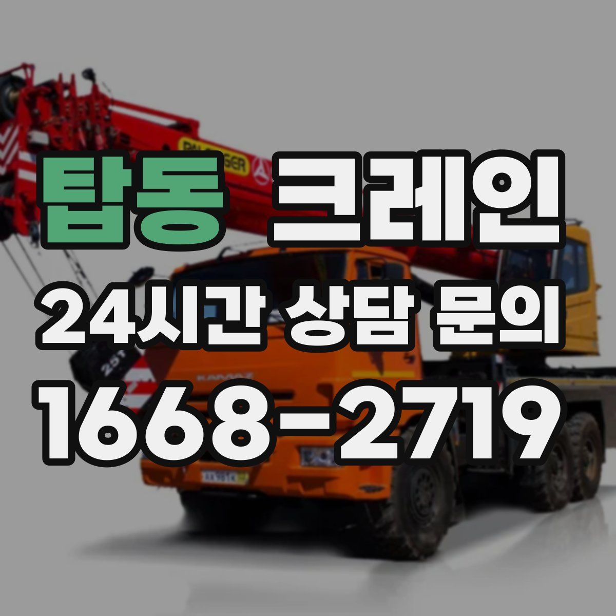 탑동 카고 크레인