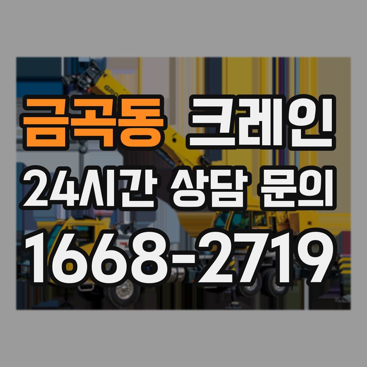금곡동 카고 크레인