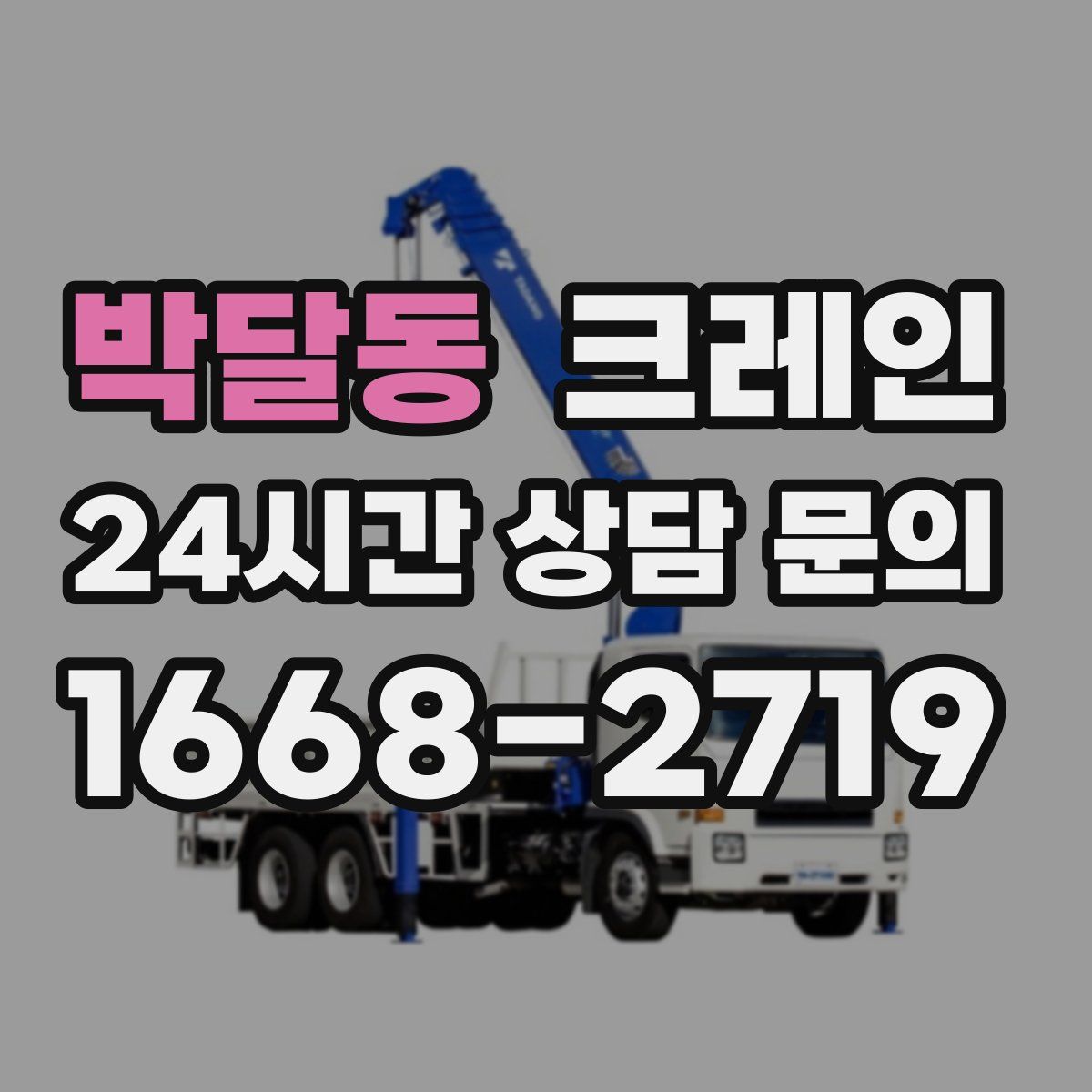 박달동 카고 크레인