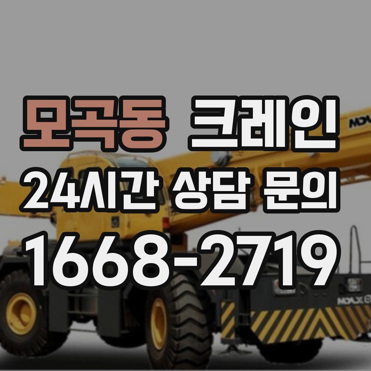 모곡동 카고 크레인