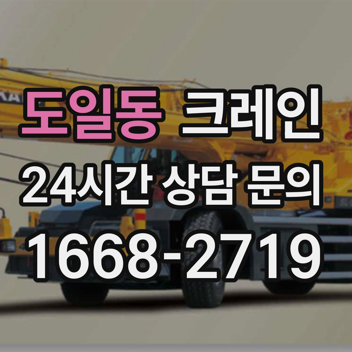 도일동 카고 크레인