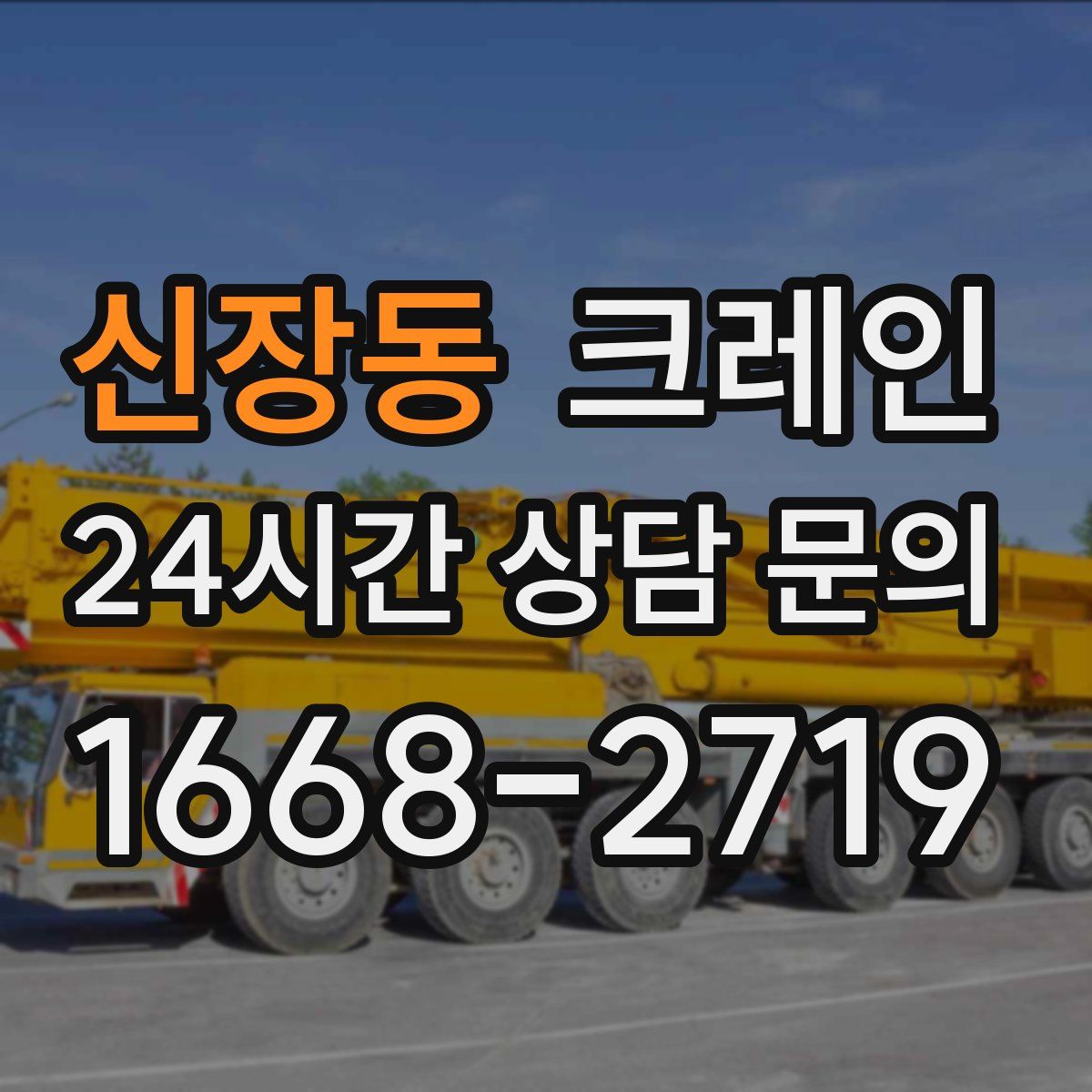 신장동 카고 크레인
