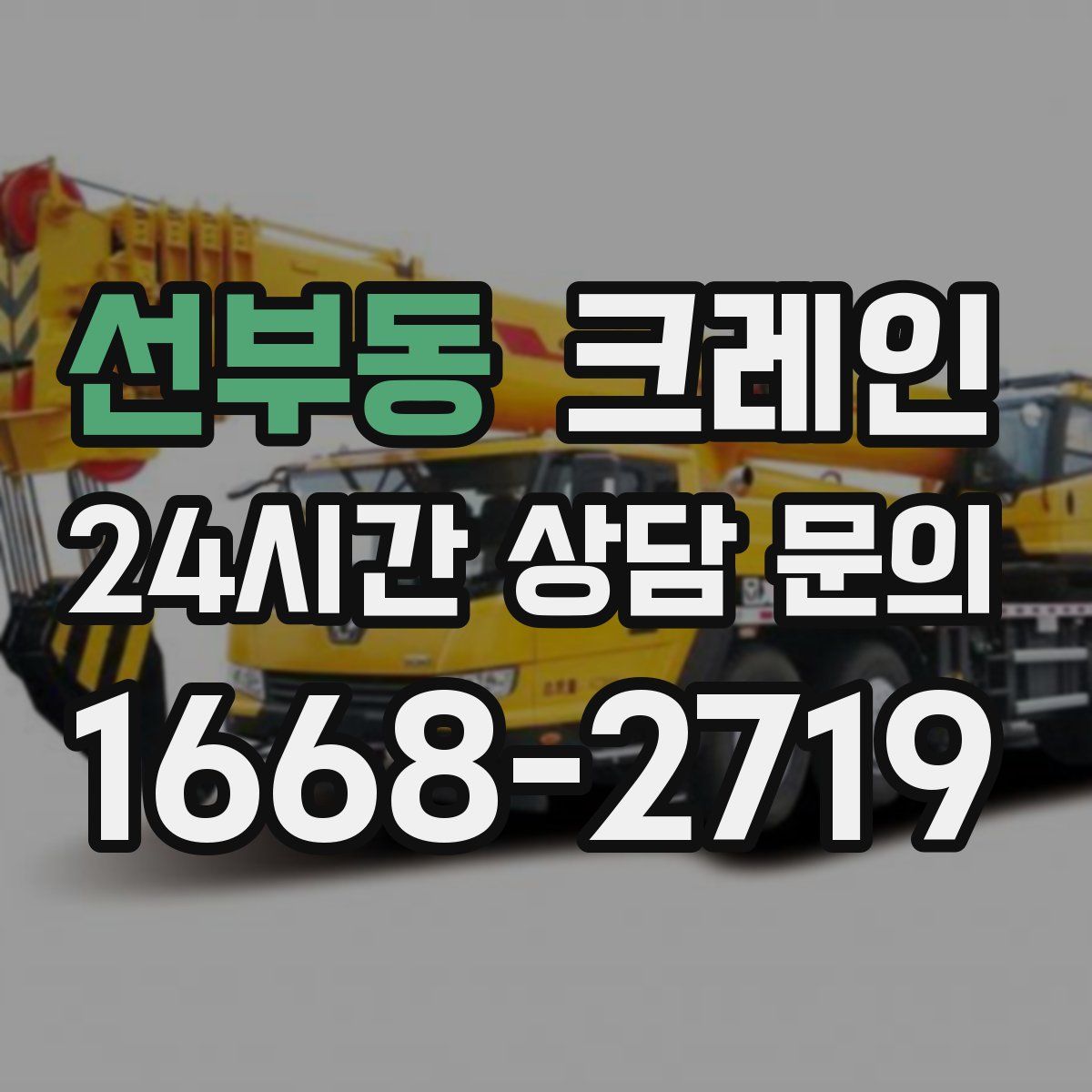 선부동 카고 크레인