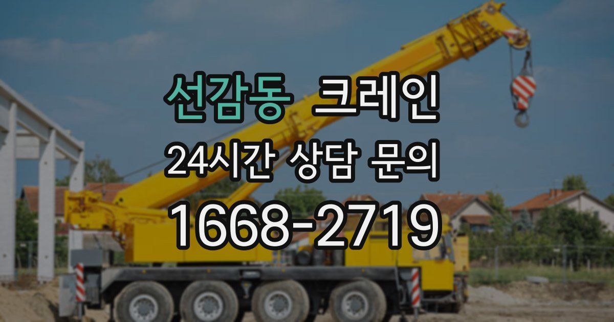 선감동 크레인