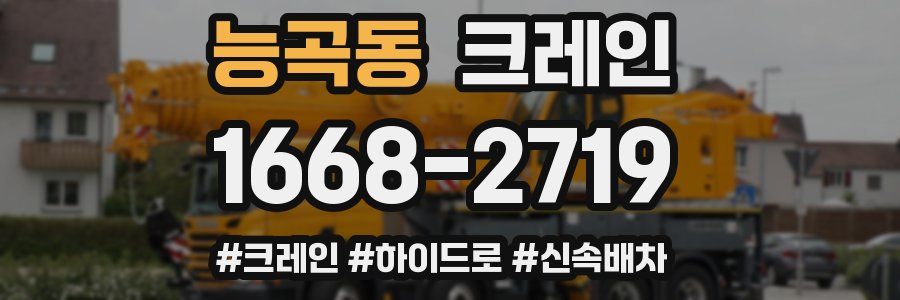 능곡동 크레인 작업