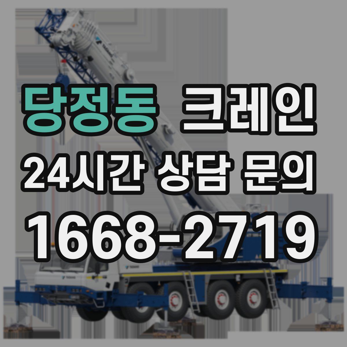 당정동 카고 크레인