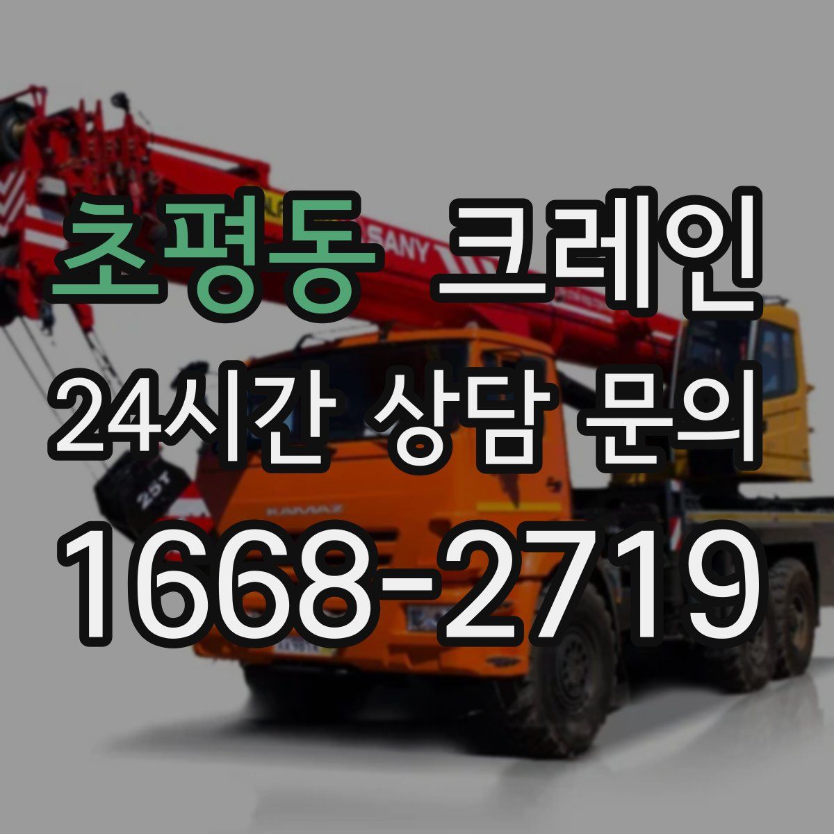 초평동 카고 크레인