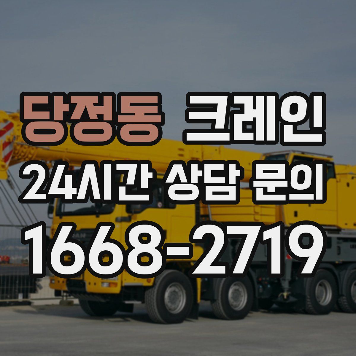 당정동 카고 크레인