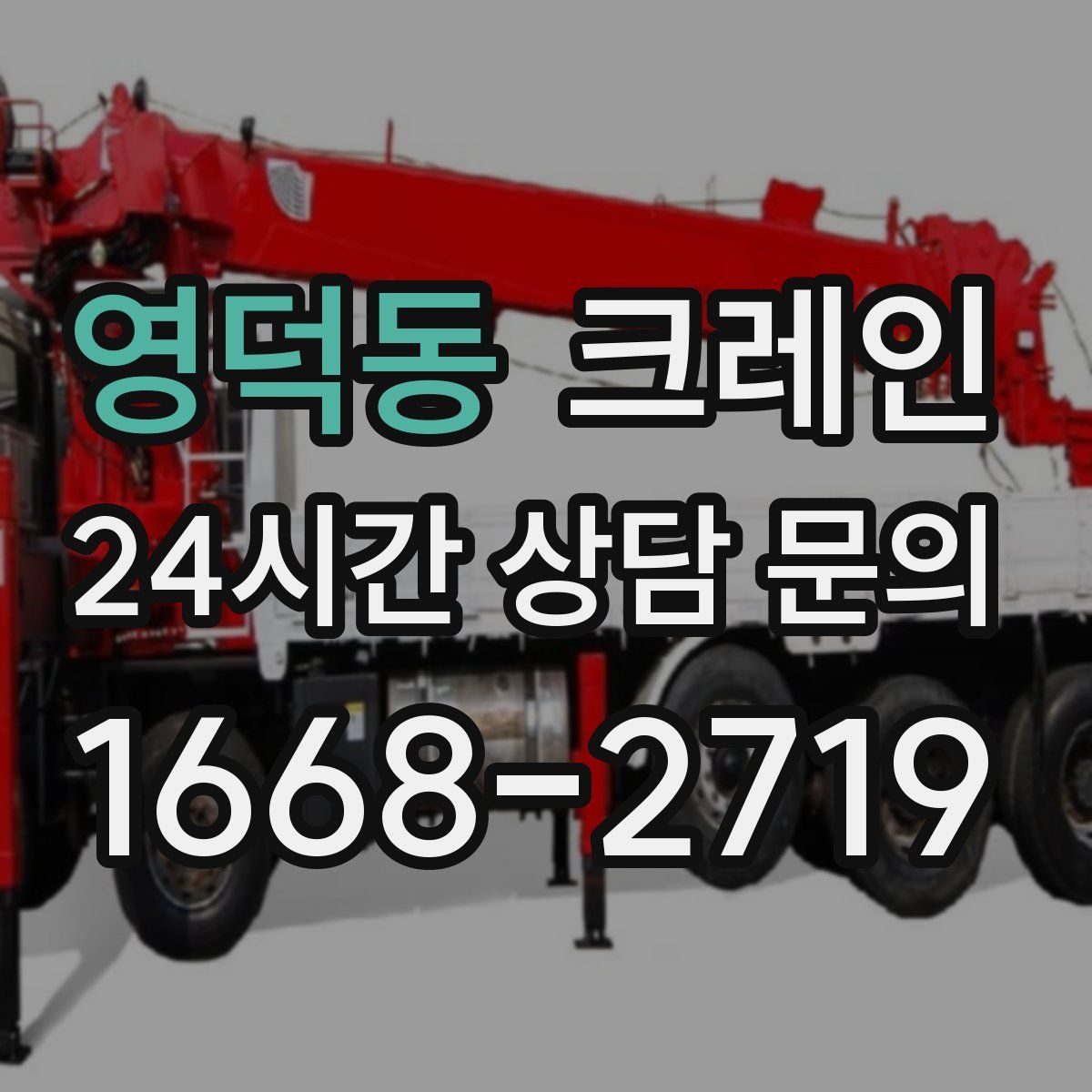 영덕동 카고 크레인