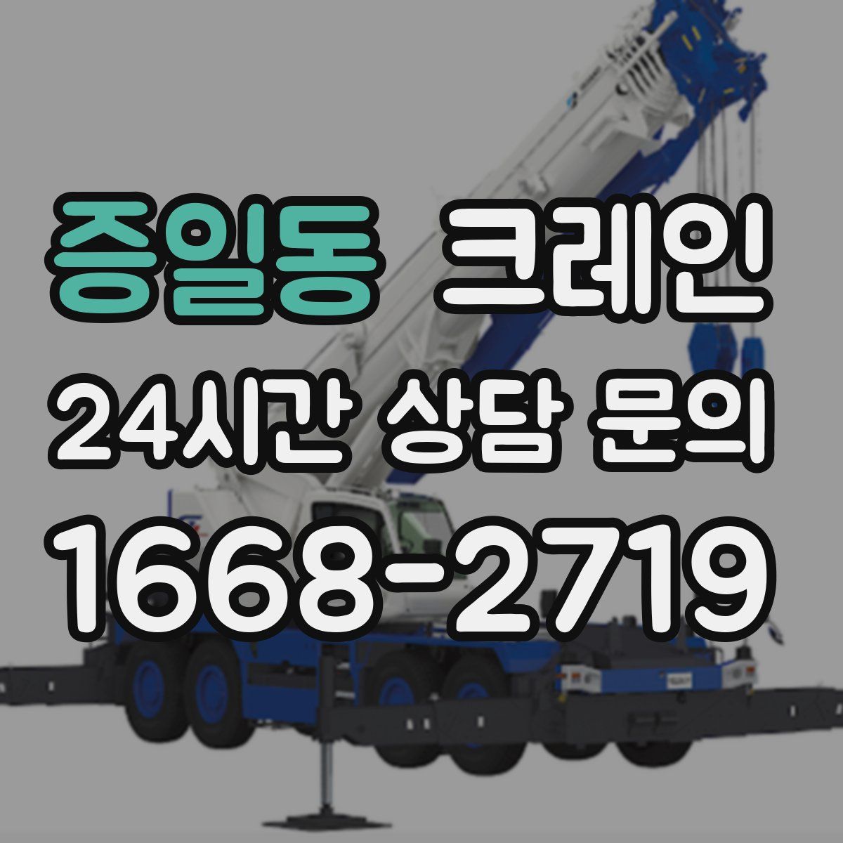 증일동 카고 크레인