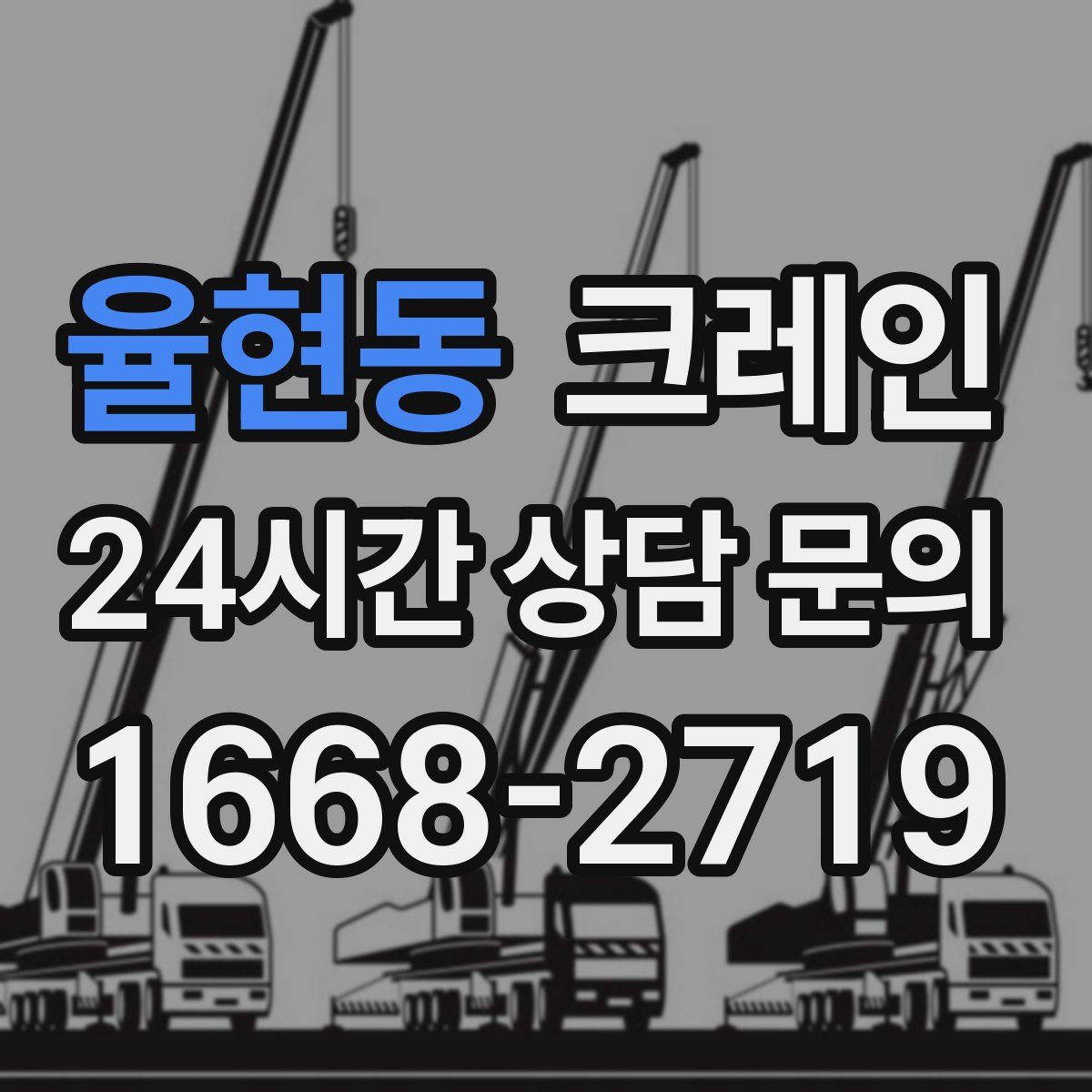 율현동 카고 크레인