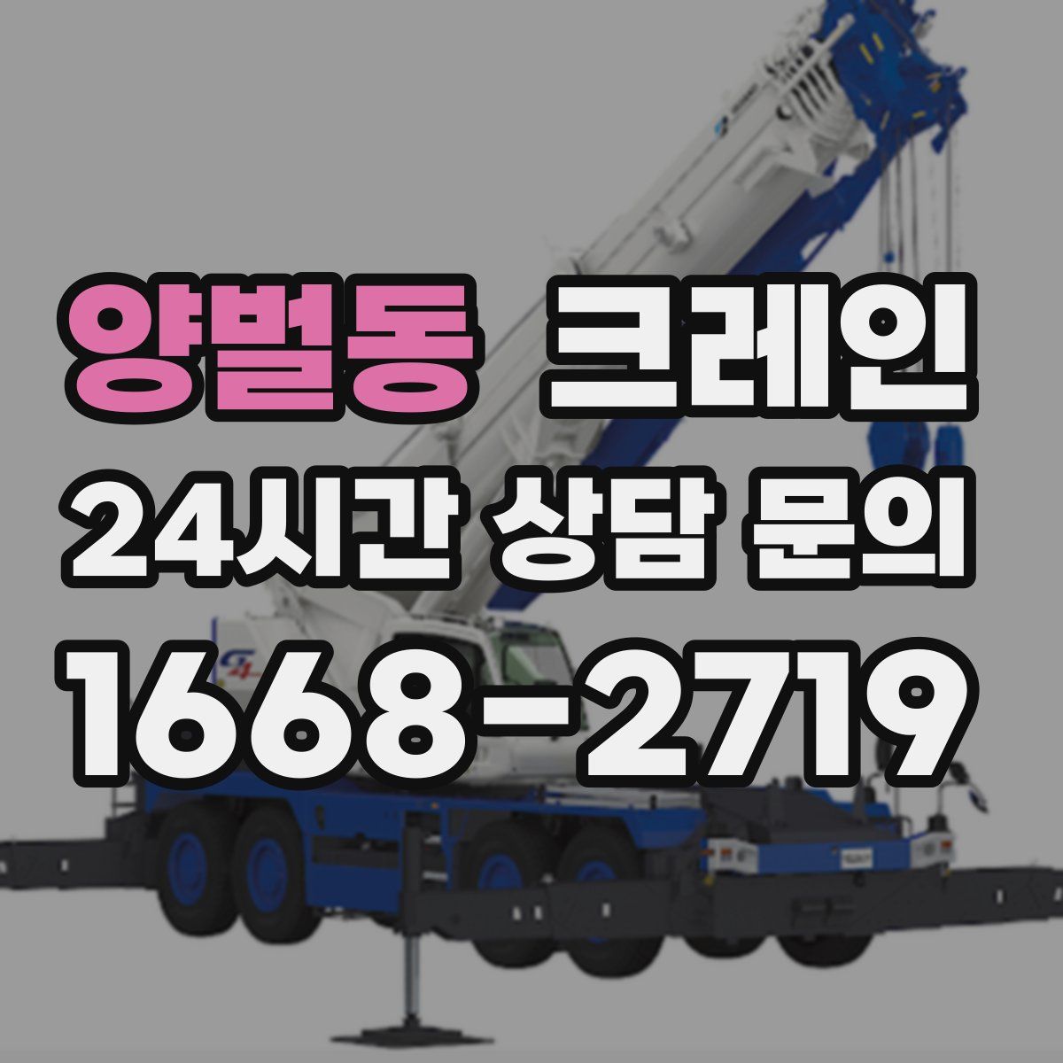 양벌동 카고 크레인