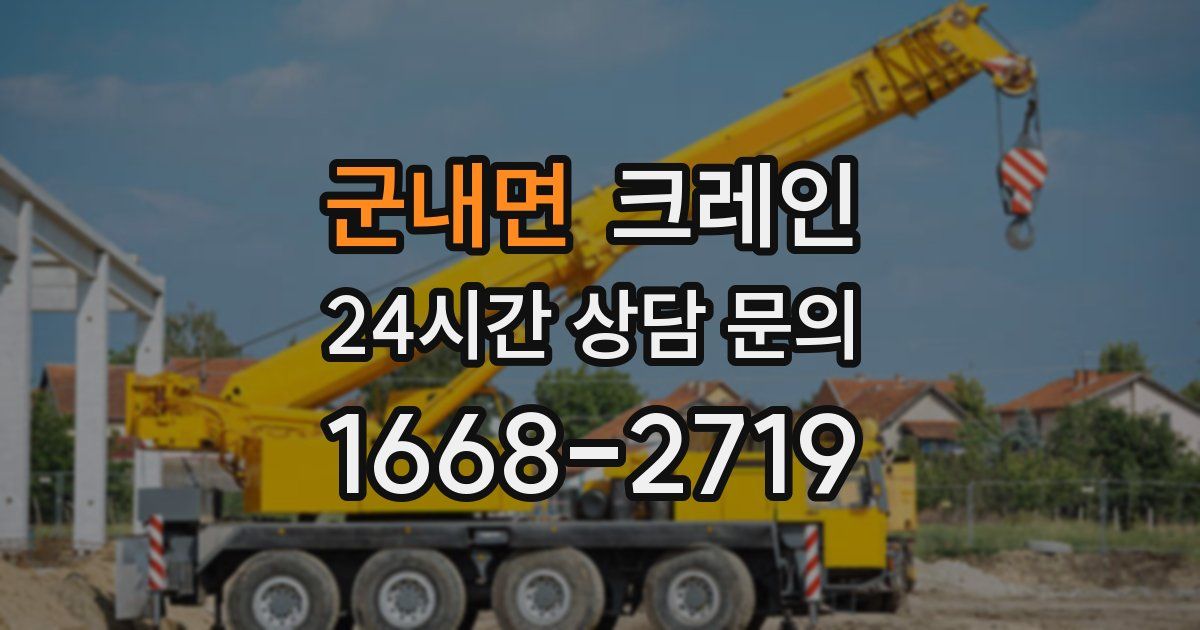 군내면 크레인