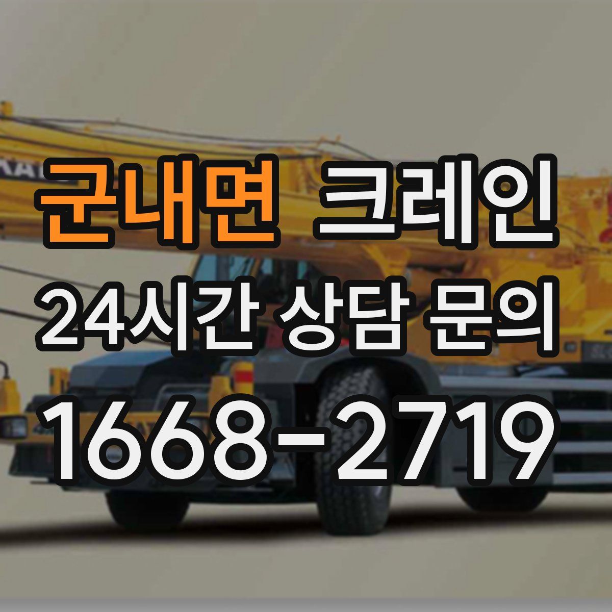 군내면 카고 크레인