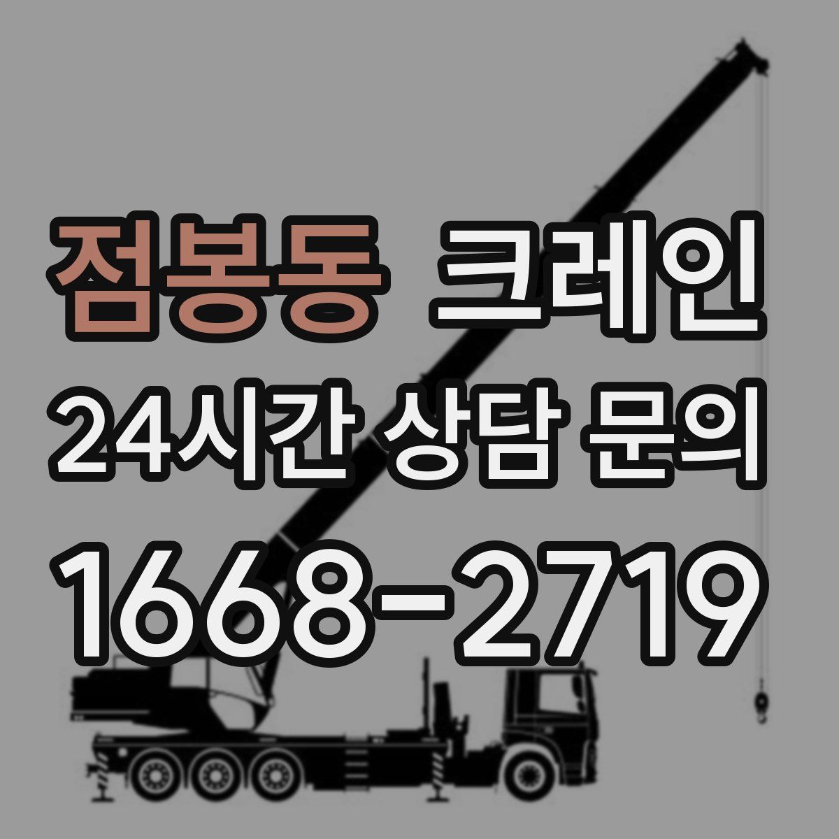 점봉동 카고 크레인