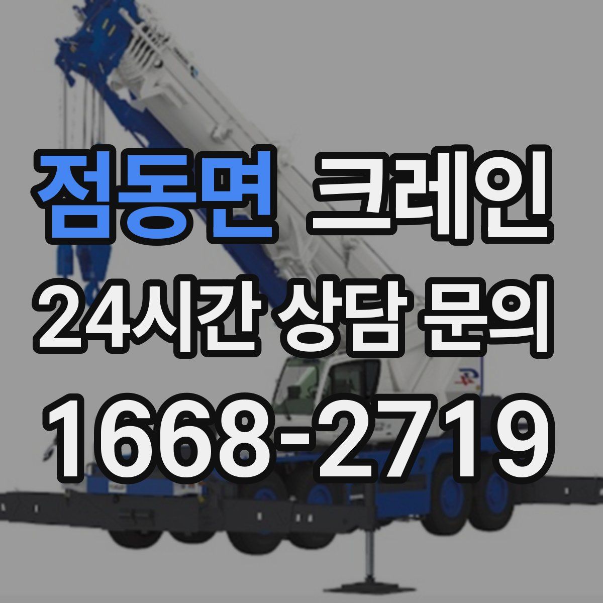 점동면 카고 크레인