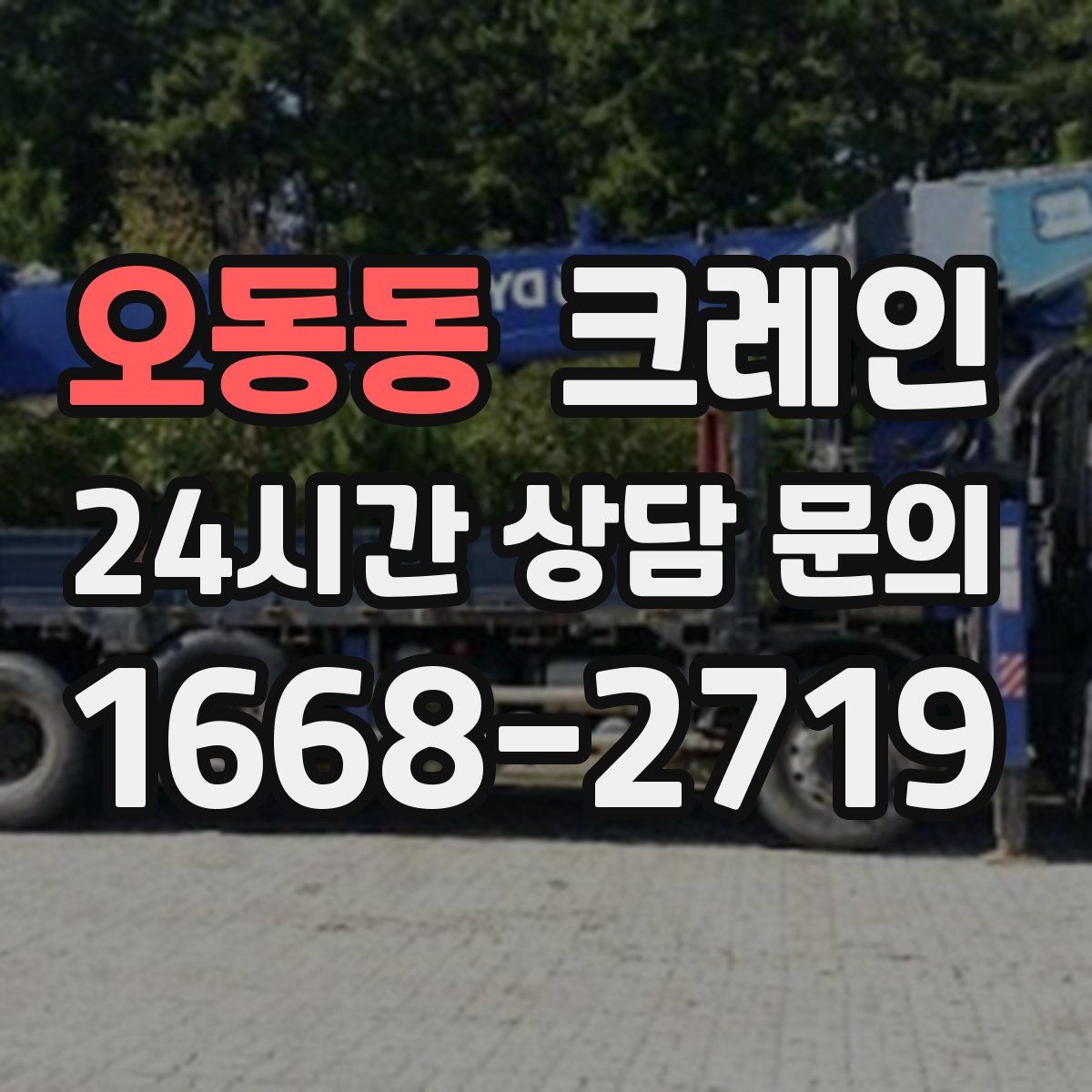 오동동 카고 크레인