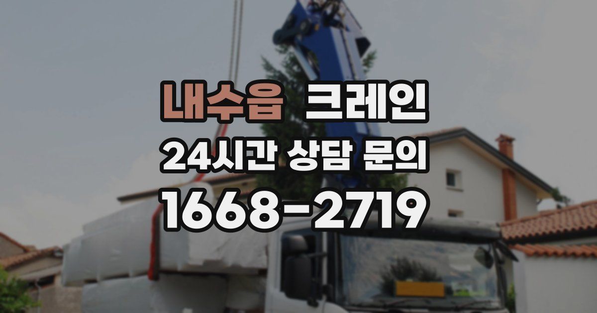 내수읍 크레인