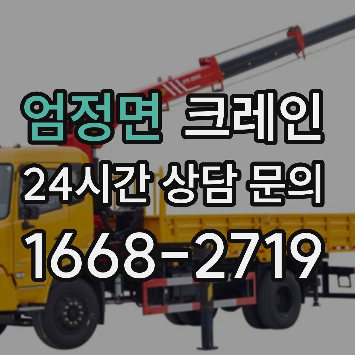 엄정면 카고 크레인